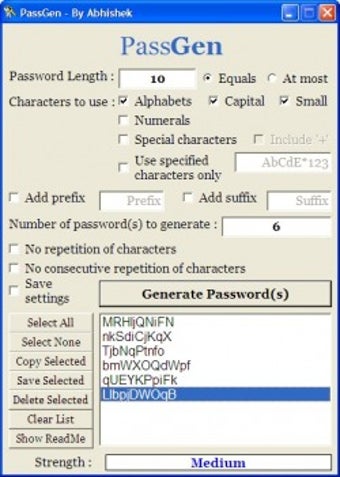 Image 0 for PassGen Portable