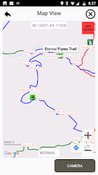 Royal Blue ATV Trails Display Captures 4