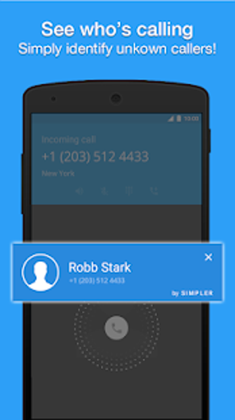 Imagen 2 para Simpler Caller ID - Conta…
