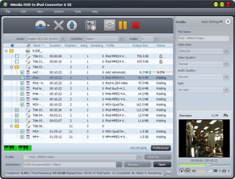 Image 0 for DVD to iPod Converter SE