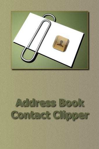 Image 0 for Address Book Contact Clip…
