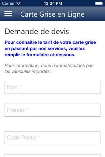 Imagen 0 para Carte Grise KVS