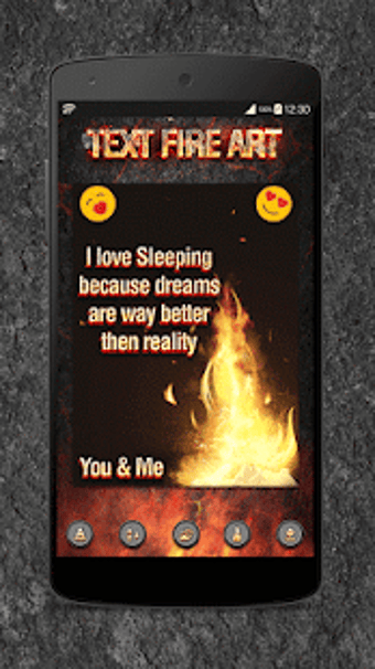 Imagen 0 para Fire Text Name Art