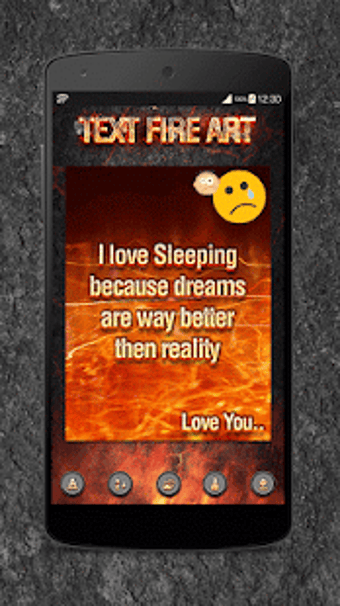 Imagen 2 para Fire Text Name Art