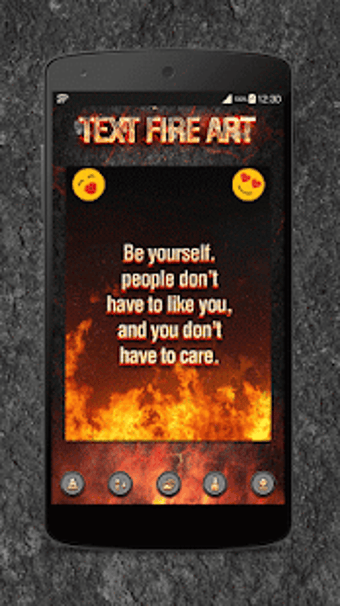 Imagen 1 para Fire Text Name Art