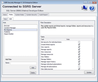 Image 0 for SSRS Security Manager