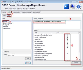 Image 1 for SSRS Security Manager