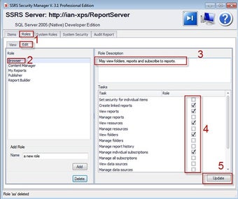 Image 0 for SSRS Security Manager