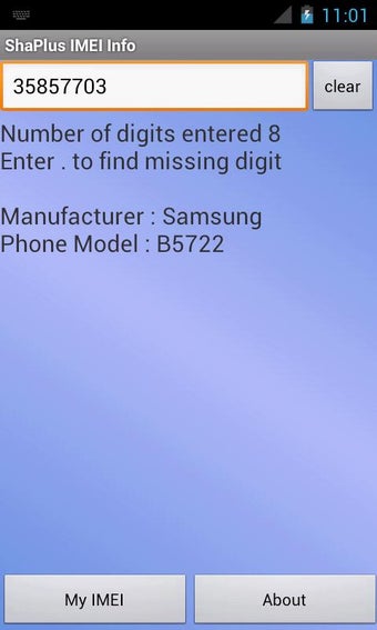 Image 0 for ShaPlus IMEI Info