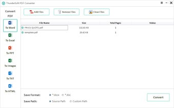 Image 0 for ThunderSoft PDF Converter