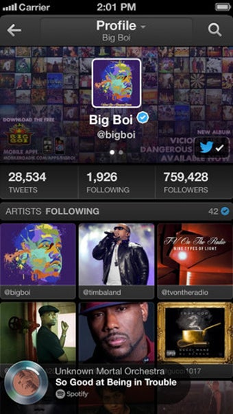 Image 0 for Twitter Music