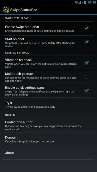 Image 1 for Swipe Status Bar