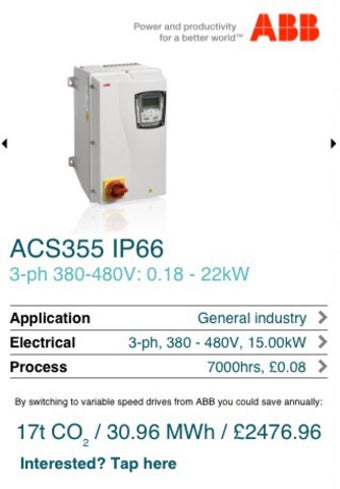 Image 0 for ABB Energy Calculator