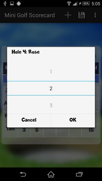 Image 1 for Mini Golf Scorecard Free