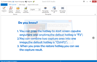Image 1 for EaseU OCR Studio