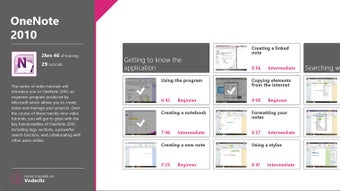 Imagen 0 para OneNote 2010 Training for…