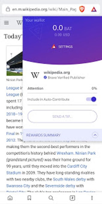 Imagen 2 para Brave Browser (Beta)