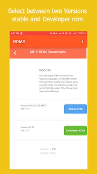 Image 3 for MIUI Roms