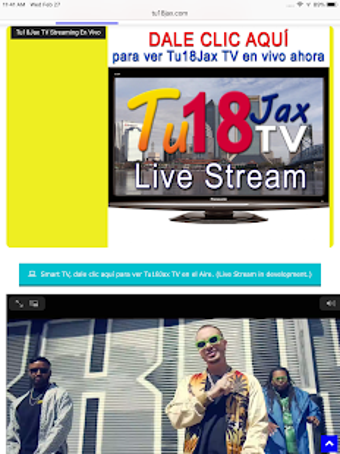 Image 1 for Tu18Jax TV