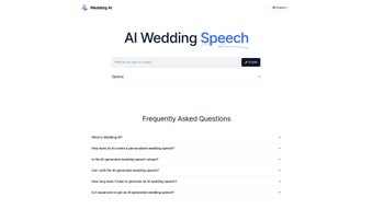Imagen 0 para Wedding Speech AI