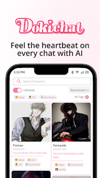 Image 0 for Dokichat AI - Romantic AI…