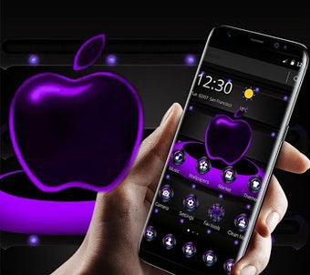 Imagen 2 para Violet Neon Apple Tech Th…