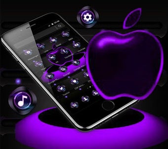 Imagen 1 para Violet Neon Apple Tech Th…