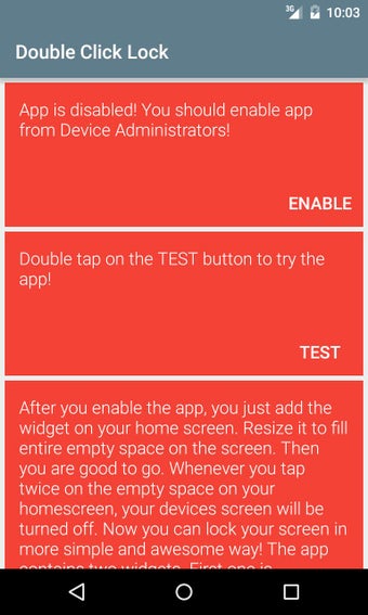 Imagen 1 para Double Click Lock
