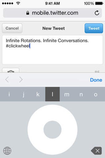 Image 0 for Click Wheel Keyboard