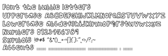 Image 0 for The Bubble Letters