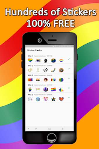 Imagen 3 para Gay Stickers for WhatsApp…