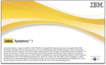Image 0 for IBM Lotus Symphony