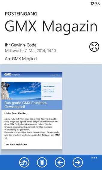 Image 1 for GMX Mail for Windows 10