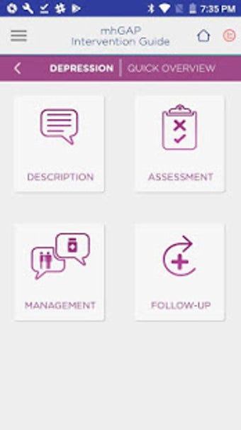 Image 2 for mhGAP-IG 2.0 App (e-mhGAP…