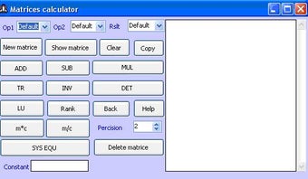 Image 0 for Matrices Calculator Stude…