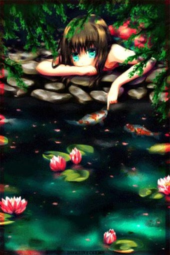 Image 1 for Fish Pond Live Wallpaper