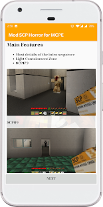 Image 0 for Mod SCP Horror for MCPE