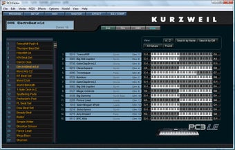 Image 1 for Kurzweil PC3 SoundEditor