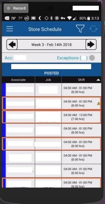 Imagen 2 para My Walmart Schedule