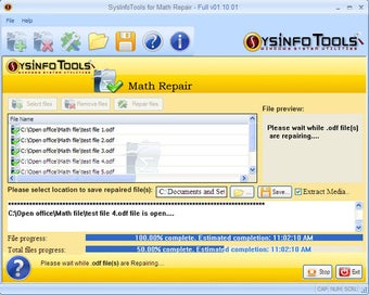 Image 0 for SysInfoTools Math Repair