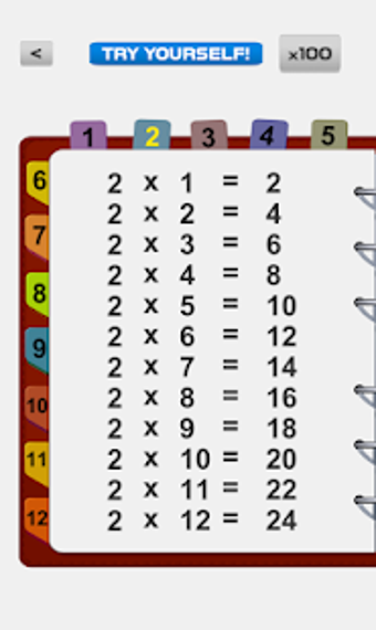 Image 2 for Multiplication table: fas…