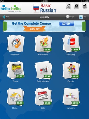 Imagen 2 para Learn Russian - Vocabular…