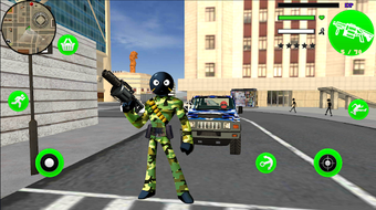 Image 2 for Army US Stickman Rope Her…