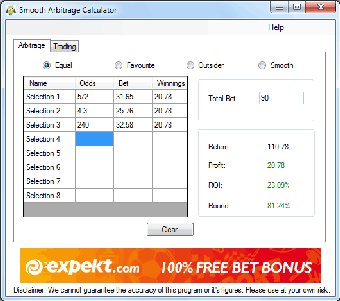 Image 0 for Smooth Arbitrage Calculat…