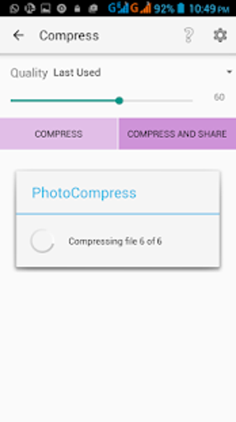Photo Compress 2.0 - Ad Free Screen Shots 1