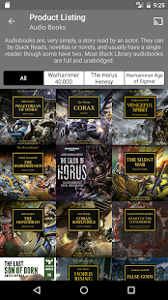 Imagen 0 para Black Library Audio