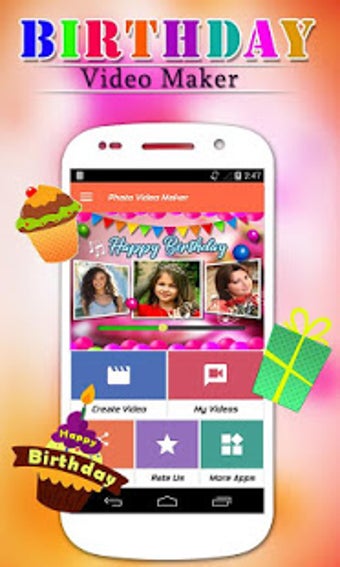Imagen 2 para Birthday Video Maker with…