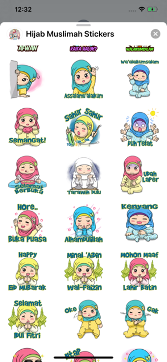 Image 1 for Hijab Muslimah Stickers