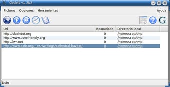 Image 3 for Getleft for Linux (64-bit…