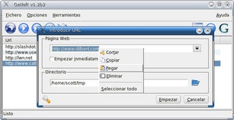 Image 2 for Getleft for Linux (64-bit…